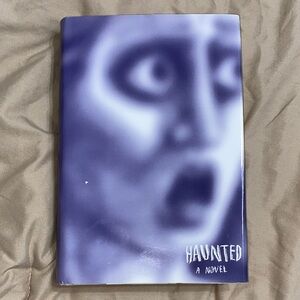 Haunted Novel with Blue Cover